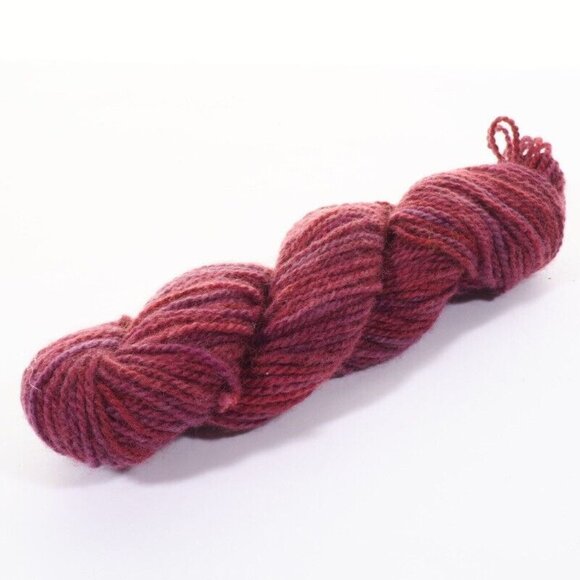 Hand Dyed Blue Face Leicester Wool Cool Water DK Yarn Plum Multi Colored 114 Yds - Picture 3 of 3